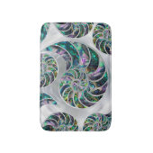 Nautilus Shell Abalone en Pearl Badmat (Voorkant Verticaal)