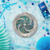 Nautilus Shell - Abalone en Pearl Papieren Bordje (Feest)