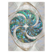 Nautilus Shell - Abalone en Pearl Tafelkleed (Voorkant)