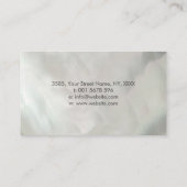 Nautilus Shell - Abalone en Pearl Visitekaartje (Achterkant)