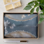 Nautilus Shell Binnen Decoupage Weefseldocument Tissuepapier (Geschenk)