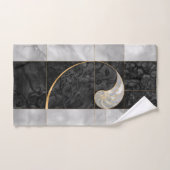 Nautilus Shell - Black Abalone and Pearl (Serviette à main)