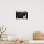 Nautilus Shell - Black Abalone en Pearl Poster (Keuken)