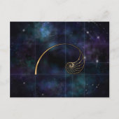 Nautilus Shell - Geometry Sacred Briefkaart (Voorkant)