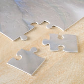 Nautilus Shell - Moeder van parelhout en goud Legpuzzel (Zijkant)