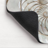 Nautilus Shell - Moeder van parelhout en goud Muismat (Hoek)