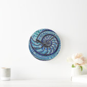 Nautilus Shell mozaïek kunst Ronde Klok (Huis)