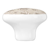 Nautilus Shell Pattern Keramische Knop (Zijkant)