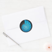 Nautilus Shell Ronde Sticker (Envelop)