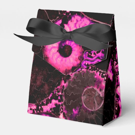 Nautilus shell - roze ontwerp bedankdoosjes (Voorkant Zijde)