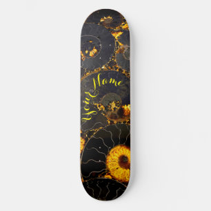 Nautilus shell skateboard