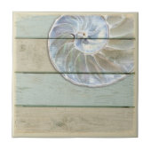Nautilus Shell Tegeltje (Voorkant)