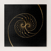 Nautilus Shells - Golden Pair Legpuzzel (Horizontaal)