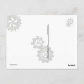 Nautilus sterrenschip briefkaart (Achterkant)