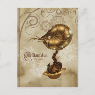 Nautilus sterrenschip briefkaart