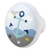 Nautique Ancre Nourrisson tiroir tire bouton (Droite)