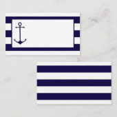 Nautique : Cartes Mariages : Carte de visite (Devant / Derrière)