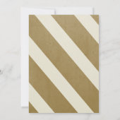 Nautique Marine & Gold Wedding Invitations (Dos)