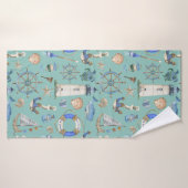 Nautique Mer de mer nautique thème Serviettes de b (Serviette de bain)