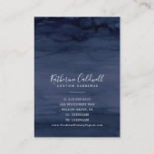 Nautique moderne | Carte d'affichage de l'oreille  (Dos)