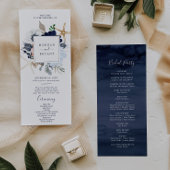 Nautique moderne | Programme de mariage floral