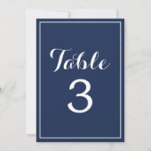 Nautique | Numéros de Table (Devant)