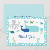 Nautique Sous Le Merci Du Baby shower De Mer (Devant / Derrière)