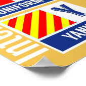 Nautisch alfabet poster (Hoek)