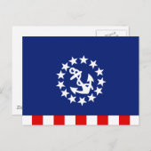 Nautisch Amerikaans vlag Briefkaart (Voorkant / Achterkant)