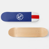 Nautisch Amerikaans vlag Skateboard (Horizontaal)