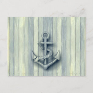 nautisch anker briefkaart