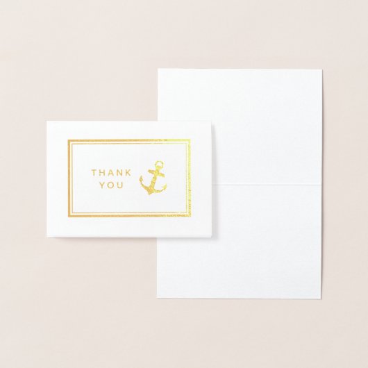 Nautisch anker | Dank u wel Folie Kaarten (Display)