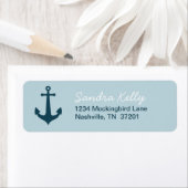 Nautisch anker etiket (Insitu)