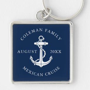 Nautisch Anker Familie Reis Aangepast Sleutelhanger
