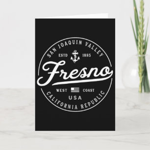 Nautisch Anker Fresno Californië Reis Vakantie Kaart