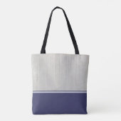 Nautisch anker | Gepersonaliseerd Tote Bag (Achterkant)