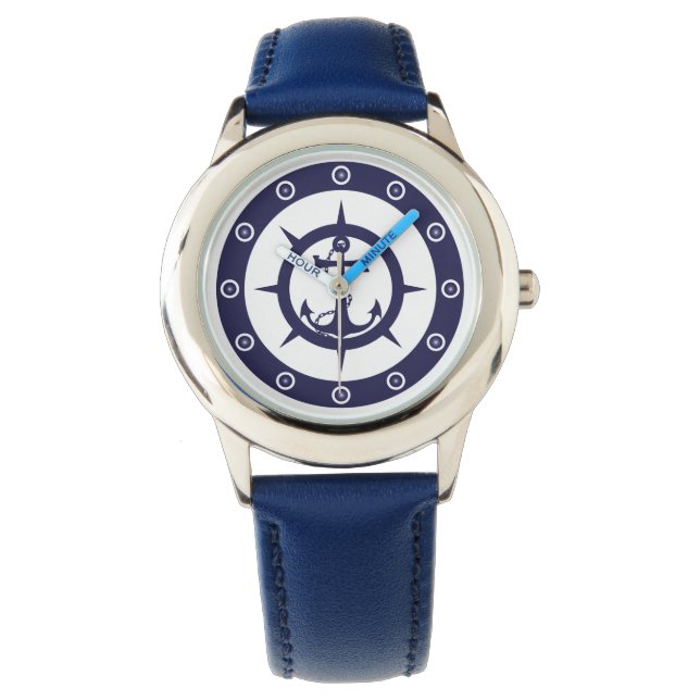 Nautisch anker horloge (Voorkant)