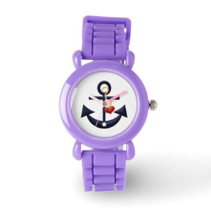 Nautisch anker horloge