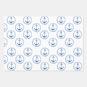 Nautisch anker inpakpapier vel (Voorkant 2)