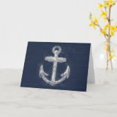  Nautisch Anker Kaart (Gele Bloem)