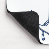 Nautisch anker muismat (Hoek)