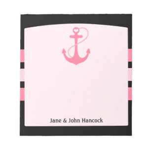 Nautisch anker notitieblok