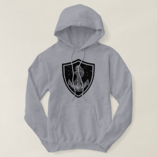 Nautisch Anker Schild Vissen Hoodie