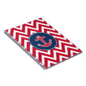 Nautisch Anker School Notitieboek Journal Gift (Rechterzijde)