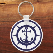 Nautisch anker sleutelhanger (Voorkant)