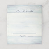 Nautisch Anker Waterverf Ocean Navy Blue (Buitenkant ongevouwen)