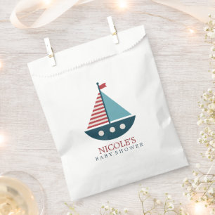 Nautisch Baby shower Bedankzakje