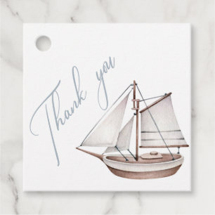 Nautisch Baby shower Dank u wel voor cadeautjes La Bedankjes Labels