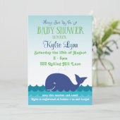 Nautisch Baby shower Kaart (Staand voorkant)