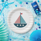 Nautisch Baby shower Papieren Bordje (Feest)